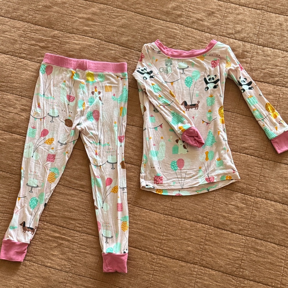 Little sleepies birthday pjs